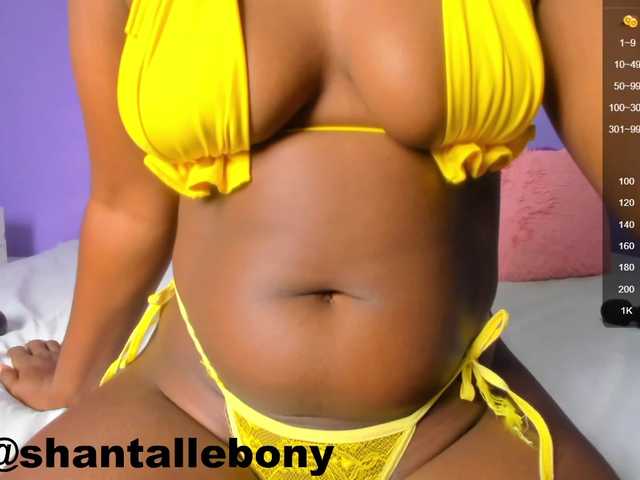 Fotoğraflar ShantallEbony Hi guys!! Welcome ♥ lets break the rules, open your mouth and enjoy my big squirt! do not be shy. #bouncing #blowjob #anal #doublepenetation #ebony
